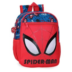 юношеска,раница,раници,marvel,spiderman,authentic,28,cm,junior,backpack,red