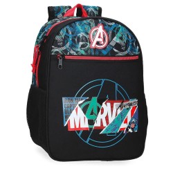 Юношеска раница Marvel Shield 33 cm Junior Backpack - Black юношеска,раница,раници,marvel,shield,33,cm,junior,backpack,black