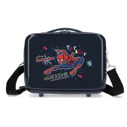 несесер,тоалетни,принадлежности,marvel,adapt,abs,spiderman,totally,awesome,wash,bag,blue