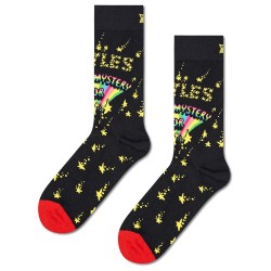 чорапи,мъжки,чорапи,happy,socks,beatles,magical,mystery,tour,crew,socks,black,(black)