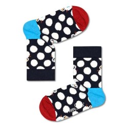 чорапи,детски,чорапи,happy,socks,big,dot,snowman,crew,socks,blue,(navy)