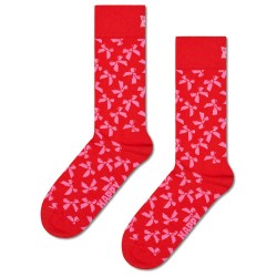 чорапи,мъжки,чорапи,happy,socks,bow,crew,socks,red,(red)