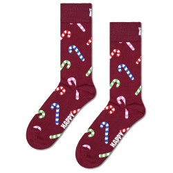 чорапи,мъжки,чорапи,happy,socks,candy,cane,crew,socks,red,(dark,red)