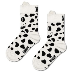 чорапи,детски,чорапи,happy,socks,cat,&,dog,crew,socks,2,pairs,white,(white)