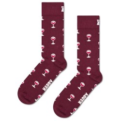 чорапи,мъжки,чорапи,happy,socks,glass,of,wine,crew,socks,red,(dark,red)