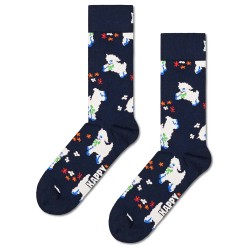 чорапи,мъжки,чорапи,happy,socks,lamb,crew,socks,navy,(blue)