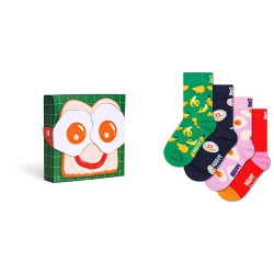 чорапи,детски,чорапи,happy,socks,mask,gift,set,crew,socks,4,pairs,multicolor,(green)