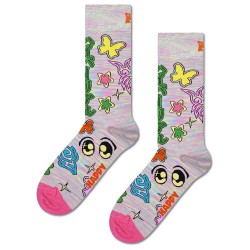 чорапи,мъжки,чорапи,happy,socks,out,of,this,world,crew,socks,beige,(beige)