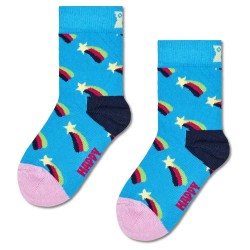 чорапи,детски,чорапи,happy,socks,shooting,star,crew,socks,blue,(turquoise)