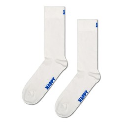 чорапи,мъжки,чорапи,happy,socks,solids,crew,socks,5,pairs,white