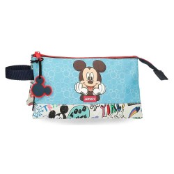канцеларски,принадлежности,disney,mickey,be,cool,pencil,case,blue