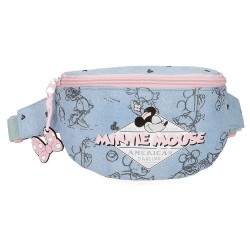 чанта,всички,чанти,disney,minnie,american,darling,waist,bag,blue,(blue)