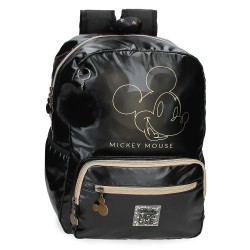 юношеска,раница,раници,disney,mickey,outline,junior,backpack,black