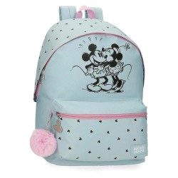 раница,раници,disney,mickey,y,minnie,kisses,backpack,blue