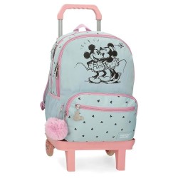 куфари,disney,mickey,y,minnie,kisses,trolley,bag,blue