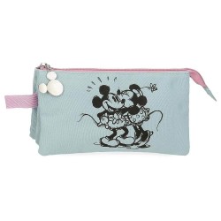 канцеларски,принадлежности,disney,mickey,y,minnie,kisses,pencil,case,blue