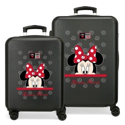 куфари,disney,minnie,my,pretty,bow,55,68,cm,104l,trolley,bag,2,units,black