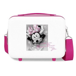 несесер,тоалетни,принадлежности,disney,minnie,style,with,love,wash,bag,white