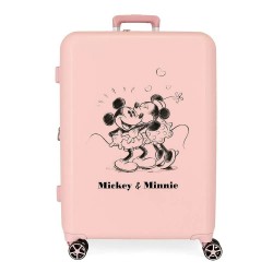 Disney Mickey & Minnie Kisses 70 cm 81L trolley bag - Pink (Pink) куфари,disney,mickey,&,minnie,kisses,70,cm,81l,trolley,bag,pink,(pink)