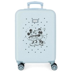 Disney Mickey Y Minnie Kisses 55 cm 35L trolley bag - Blue (Blue) куфари,disney,mickey,y,minnie,kisses,55,cm,35l,trolley,bag,blue,(blue)