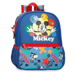 раница,раници,disney,mickey,peek,a,boo,backpack,blue