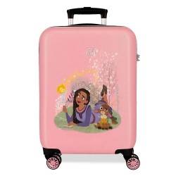 куфари,disney,make,a,wish,55,cm,34l,trolley,bag,pink