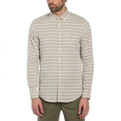 риза,с,дълъг,ръкав,мъжки,ризи,original,penguin,cloth,stripe,long,sleeve,shirt,beige,(travertine)