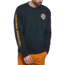 поларена,блуза,мъжки,пуловери,original,penguin,fleece,crew,emb,golf,clubs,sweatshirt,blue