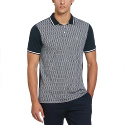 мъжки,блузи,с,яка,original,penguin,jacquard,front,interlock,geometric,short,sleeve,polo,grey