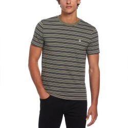 тениска,мъжки,тениски,original,penguin,jacquard,stripe,short,sleeve,t,shirt,dusty,olive,(green)