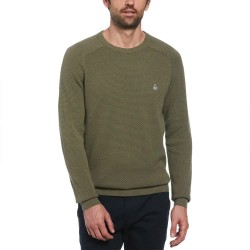 блуза,мъжки,пуловери,original,penguin,novelty,bubble,stitch,sweater,dusty,olive,(green)