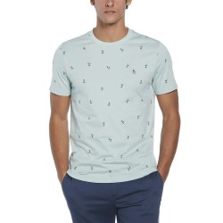 тениска,мъжки,тениски,original,penguin,organic,aop,surf,pete,short,sleeve,t,shirt,blue