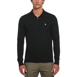 мъжки,блузи,с,яка,original,penguin,organic,pique,raised,ottoman,long,sleeve,polo,true,black,(black)