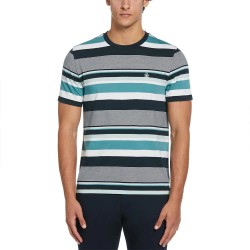 тениска,мъжки,тениски,original,penguin,organic,yd,stripe,short,sleeve,t,shirt,teal,(green,grey)