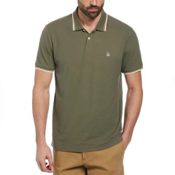 мъжки,блузи,с,яка,original,penguin,tipped,organic,pique,sticker,pete,short,sleeve,polo,dusty,olive,(green)