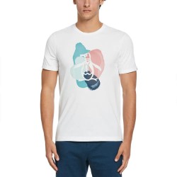 тениска,мъжки,тениски,original,penguin,watercolor,pete,graphic,short,sleeve,t,shirt,white