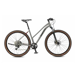 Monty Corsa Deore M5120 2023 bike - Silver (Grey / Black / Red) пътни,и,градски,велосипеди,monty,corsa,deore,m5120,2023,bike,silver,(grey,black,red)