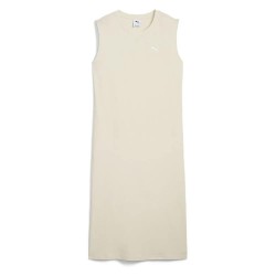 рокля,дамски,поли,и,рокли,puma,ess,short,sleeve,dress,beige,(alpine,snow)