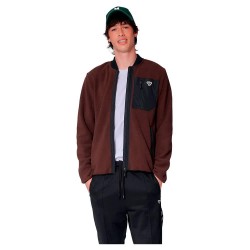 поларено,горнище,с,цип,дамски,блузи,hummel,bee,full,zip,fleece,brown,(8051)