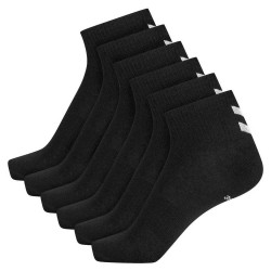 чорапи,мъжки,чорапи,hummel,chevron,socks,6,pairs,black,(black,black)