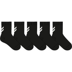 чорапи,детски,чорапи,hummel,make,my,day,socks,5,pairs,black,black,(black)