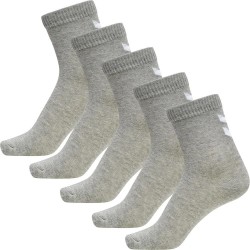 чорапи,детски,чорапи,hummel,make,my,day,socks,5,pairs,grey,melange,grey,melange,(grey)