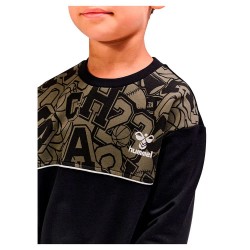 блуза,детски,блузи,hummel,molt,sweatshirt,black