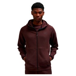 поларена,блуза,мъжки,пуловери,hummel,tech,fleece,regular,full,zip,sweatshirt,red