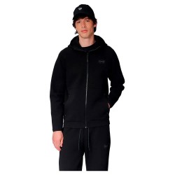 поларена,блуза,мъжки,пуловери,hummel,tech,fleece,regular,full,zip,sweatshirt,black