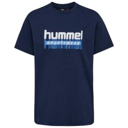 тениска,детски,тениски,hummel,tukas,short,sleeve,t,shirt,black,iris,(blue)