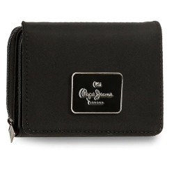 портфейли,и,портмонета,pepe,jeans,420101857,christine,woman,wallet,black