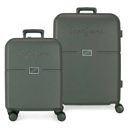 чанта,с,колела,куфари,pepe,jeans,accent,55,70,cm,116l,trolley,bag,2,units,green