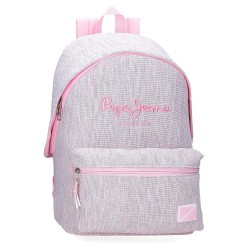 юношеска,раница,раници,pepe,jeans,adapt.,miri,44,cm,23l,junior,backpack,pink