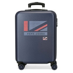 куфари,pepe,jeans,aidan,55,cm,35l,trolley,bag,blue